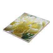 Yellow Tulip Bouquet Fliese (Seite)