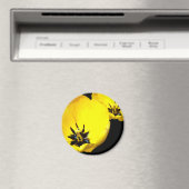 Yellow Tulip Magnet (In Situ (Geschirrspüler))