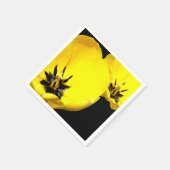 Yellow Tulip Paper Napkins Serviette (Ecke)
