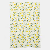 Yellow Tulip Pattern  Geschirrtuch (Vertikal)