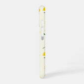 Yellow Tulip Pattern  iPhone 16 Hülle (Linke Seite)