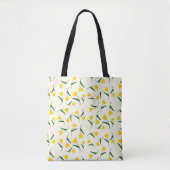 Yellow Tulip Pattern  Tasche (Vorderseite)
