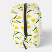 Yellow Tulip Pattern  Waschbeutel (Rechts)