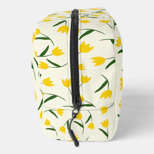 Yellow Tulip Pattern  Waschbeutel (Rechts)