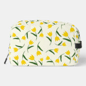 Yellow Tulip Pattern  Waschbeutel (Rückseite)