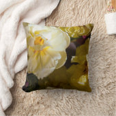 Yellow tulip photo kissen (Decke)