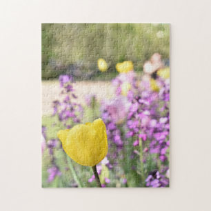 Yellow Tulip Regents Park Blume London England Puzzle