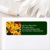Yellow Tulips Address Labels custom Floral Tulip (Insitu)