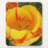 Yellow Tulips Mouse Mat Mousepad (Vorne)