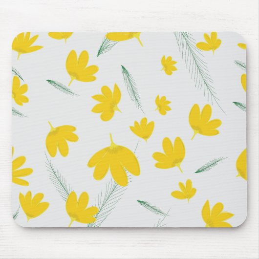 Yellow Tulips Mouse Pad Mousepad (Vorne)