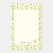Yellow tulips post-it klebezettel (Vorderseite)
