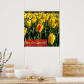 Yellow Tulips Poster (Küche)