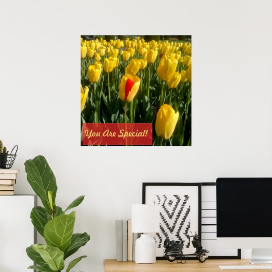 Yellow Tulips Poster (Heimbüro)