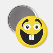 Yellow Two Front Zeth Face Magnet (Vorderseite/Rückseite)