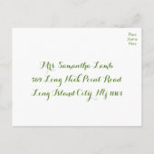 Yellow UAWG Watercolor Lemons Green Wedding Einladungspostkarte (Rückseite)