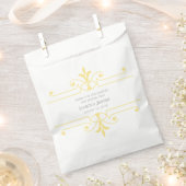 Yellow v2 Extravagante Ziergärten Geschenktütchen (Ausgeschnitten)