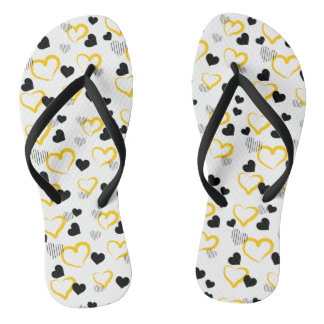 yellow Valentine's Day Badesandalen