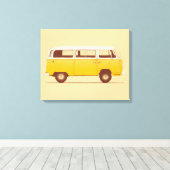 Yellow Van | Florent Bodart Leinwanddruck (Insitu (Holzboden))