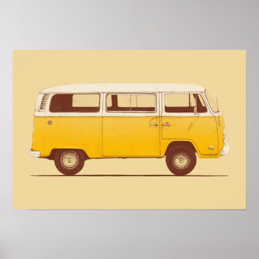 Yellow Van | Florent Bodart Poster (Vorne)