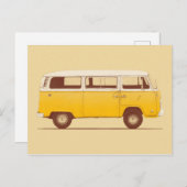 Yellow Van | Florent Bodart Postkarte (Vorne/Hinten)