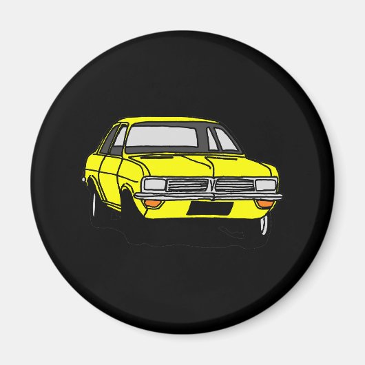 Yellow Vauxhall Viva HC Magnet (Vorne)