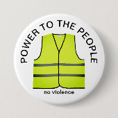 yellow vest protest button (Vorderseite)