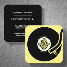 Yellow Vinyl LP | Music QR Code