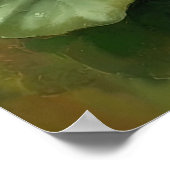 Yellow Violas Blumen Art Print Poster (Ecke)