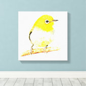 Yellow Viro Leinwanddruck (Insitu (Holzboden))