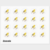 Yellow Warbler Bird Stickers (Blatt)