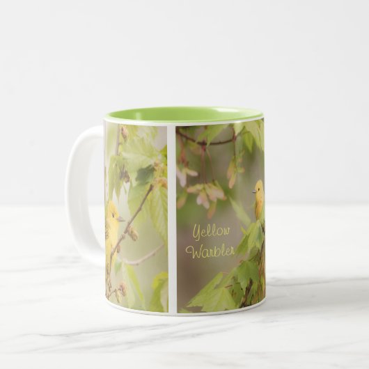 Yellow Warbler Coffee Tasse (Vorderseite Links)