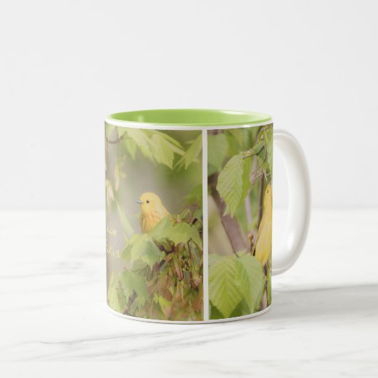 Yellow Warbler Coffee Tasse (VorderseiteRechts)