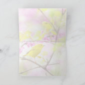 Yellow Warbler Karte (Innenseite)