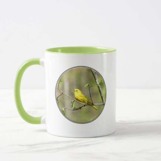 Yellow Warbler-Tasse Tasse (Links)