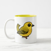 Yellow Warbler Zweifarbige Tasse (Links)