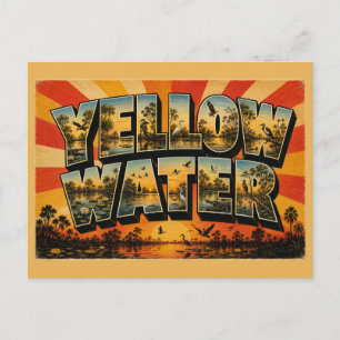 Yellow Water Billabong NT Australien Postkarte