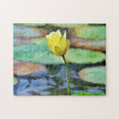 Yellow Water Lily Nature Puzzle (Horizontal)