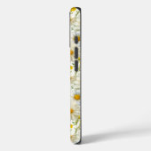 Yellow Watercolor Wildflower Pattern Case-Mate iPhone Hülle (Rückseite / Links)