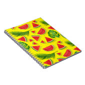 Yellow Watermelon Leaf Notizblock (Rechte Seite)