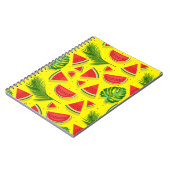 Yellow Watermelon Leaf Notizblock (Linke Seite)