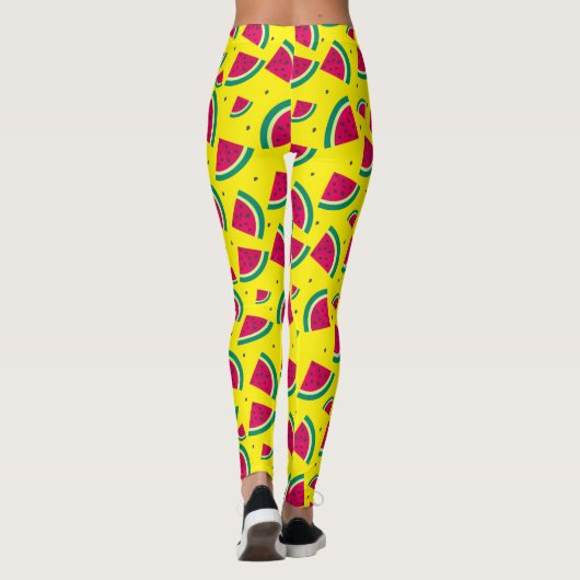 Yellow Watermelon Leggings (Rückseite)