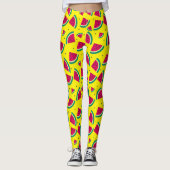 Yellow Watermelon Leggings (Vorderseite)
