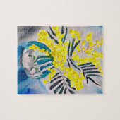 Yellow Wattle, australische Blume Puzzle (Horizontal)