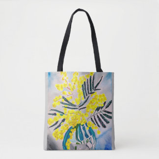 Yellow Wattle - australische Blume Tasche