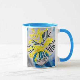 Yellow Wattle, australische Blume Tasse