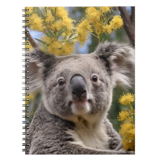 Yellow Wattle Koala Bear, Notizblock (Vorderseite)