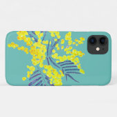 Yellow Wattle Mimosa australische Blume Art Case-Mate iPhone Hülle (Rückseite (Horizontal))