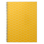 Yellow Wave Notebook Notizblock (Vorderseite)