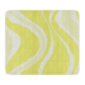 Yellow Waves Cutting Board Schneidebrett (Vorderseite)