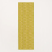 Yellow Waves Pattern Yoga Mat Yogamatte (Vorderseite)